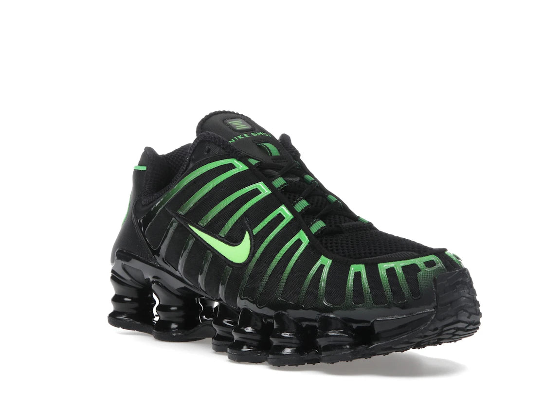 Nike Shox TL Black Green Strike - vue secondaire A