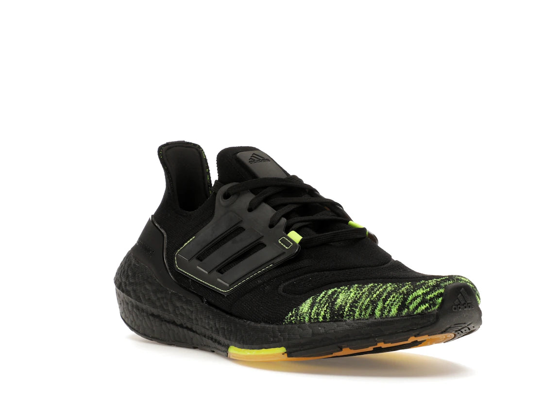 adidas Ultra Boost 22 Black Solar Yellow - vue secondaire A