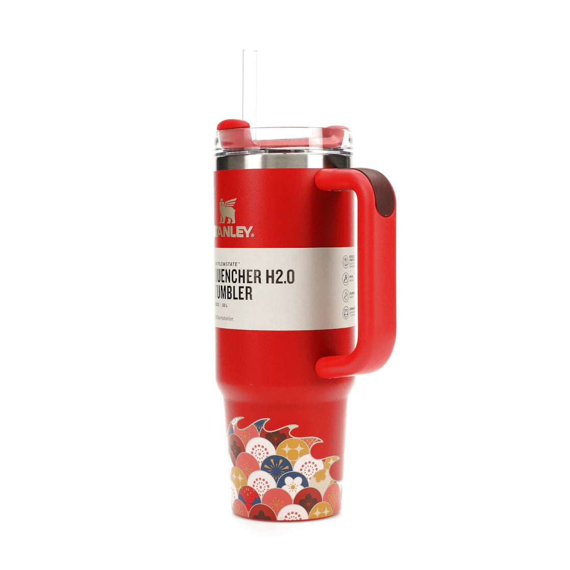 Stanley The Lunar New Year Limited Edition Flowstate Quencher 30oz Tumbler Red Dragon - vue secondaire A