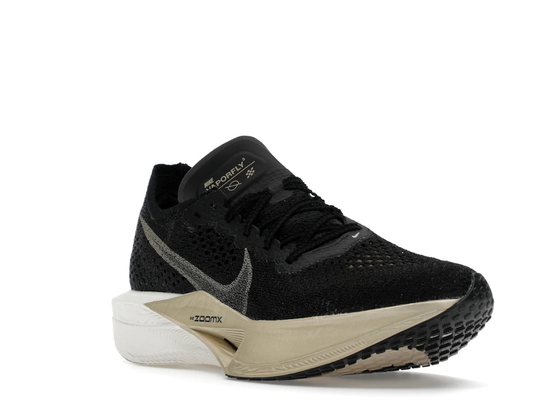 Nike ZoomX Vaporfly 3 Black Metallic Gold Grain (Women's) - vue secondaire A