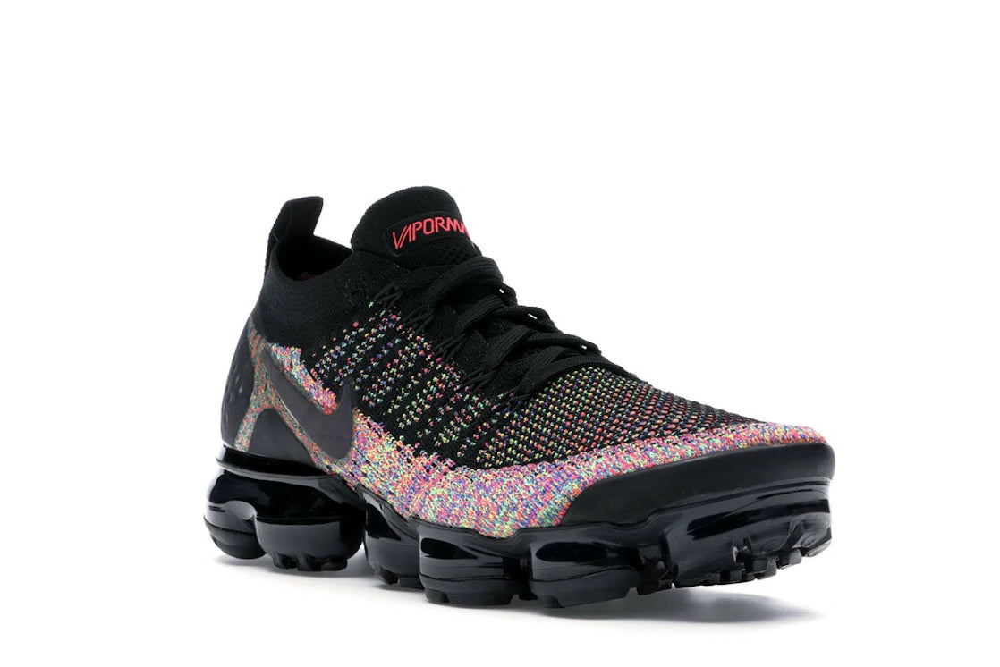 Nike Air VaporMax Flyknit 2 Black Multi-Color (Women's) - vue secondaire A