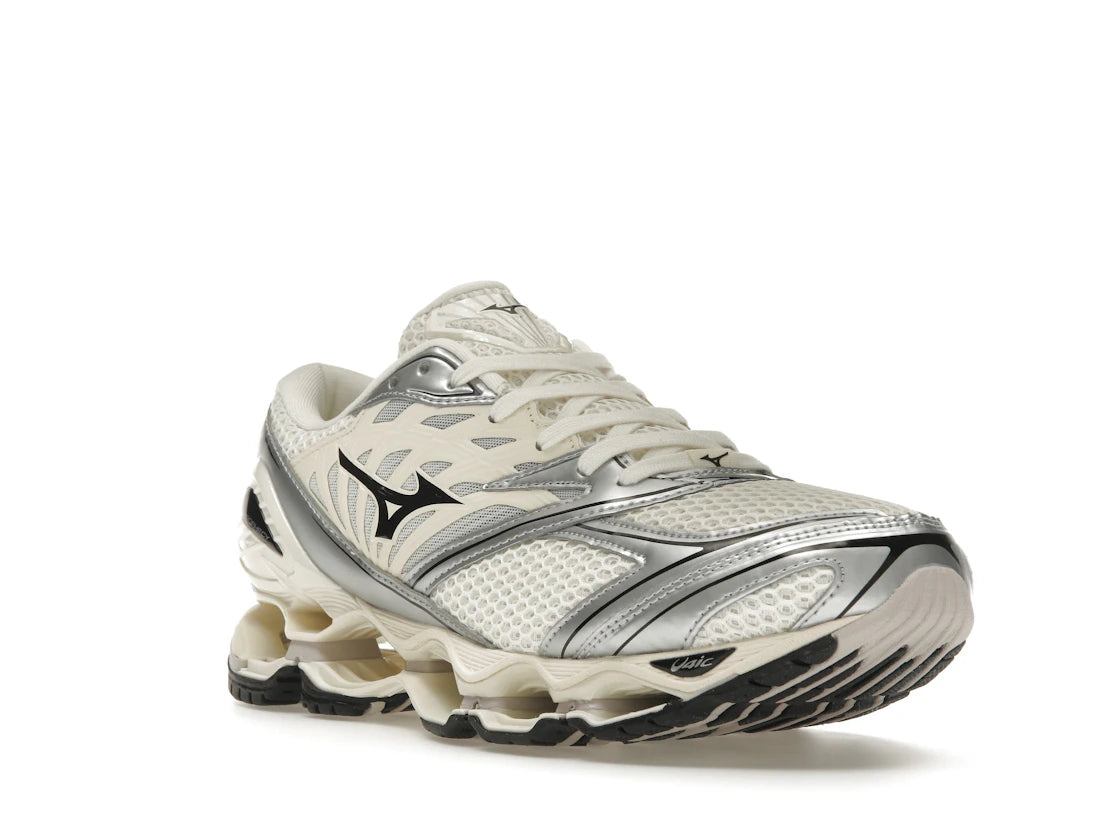 Mizuno Wave Prophecy LS Pristine Black Silver - vue secondaire A