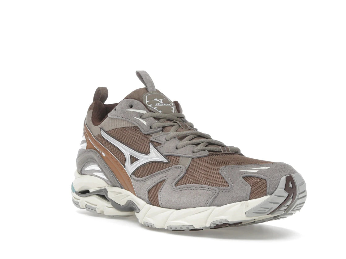 Mizuno Wave Rider 10 Fossil White Thrush - vue secondaire A