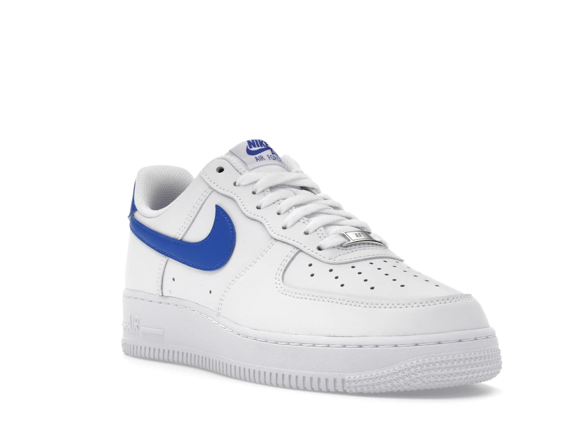 Nike Air Force 1 Low '07 White Hyper Royal - vue secondaire A