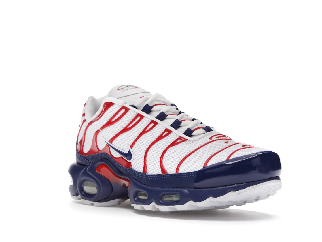 Nike Air Max Plus USA White Red - vue secondaire A