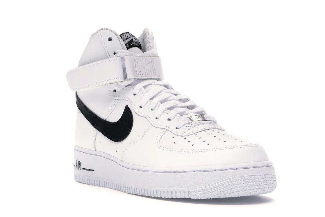 Nike Air Force 1 High White Black - vue secondaire A