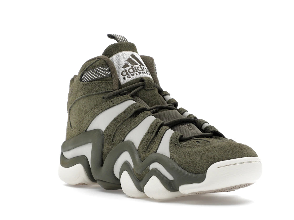 adidas Crazy 8 Olive Strata Off White Core White - vue secondaire A