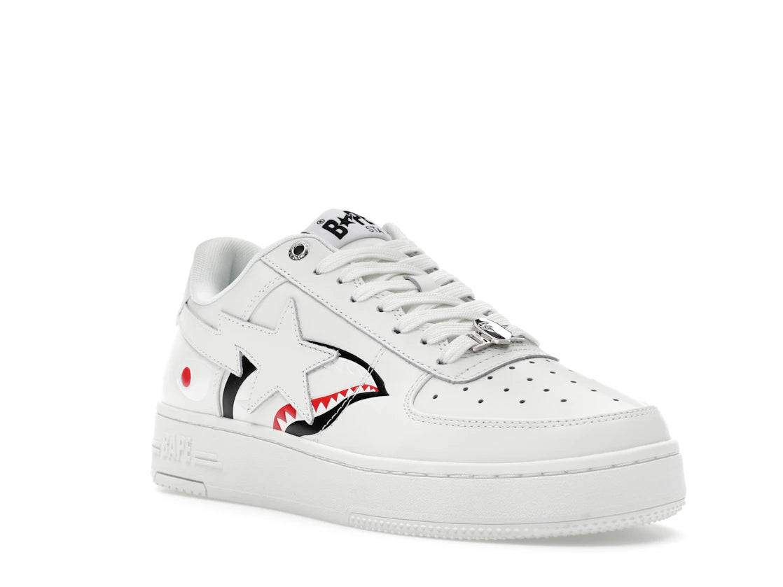 A Bathing Ape Bape Sta Low Shark Pack White - vue secondaire A