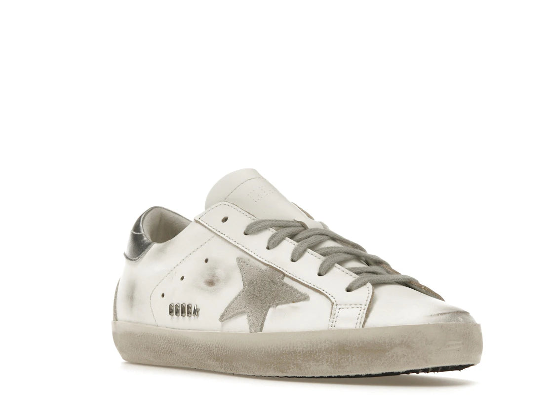 Golden Goose Super-Star Weiß Silber (Damen) - vue secondaire A