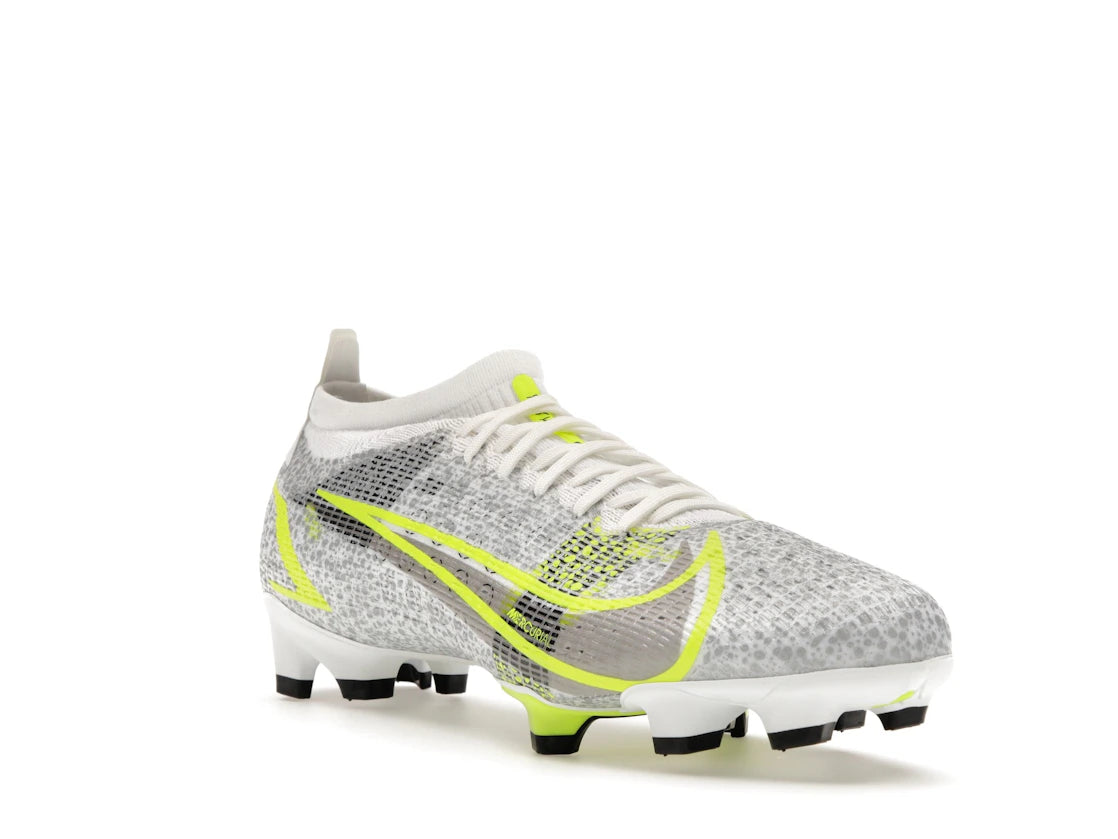 Nike Mercurial Vapor 14 Pro FG Metallic Silver Volt - vue secondaire A