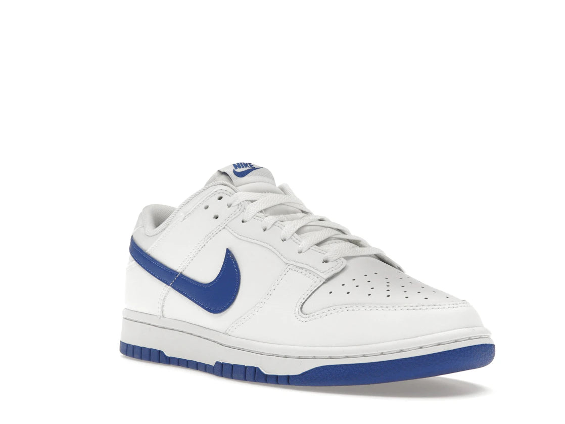 Nike Dunk Low White Hyper Royal - vue secondaire A
