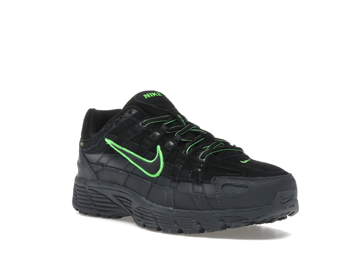 Nike P-6000 PRM Black Green Strike - vue secondaire A
