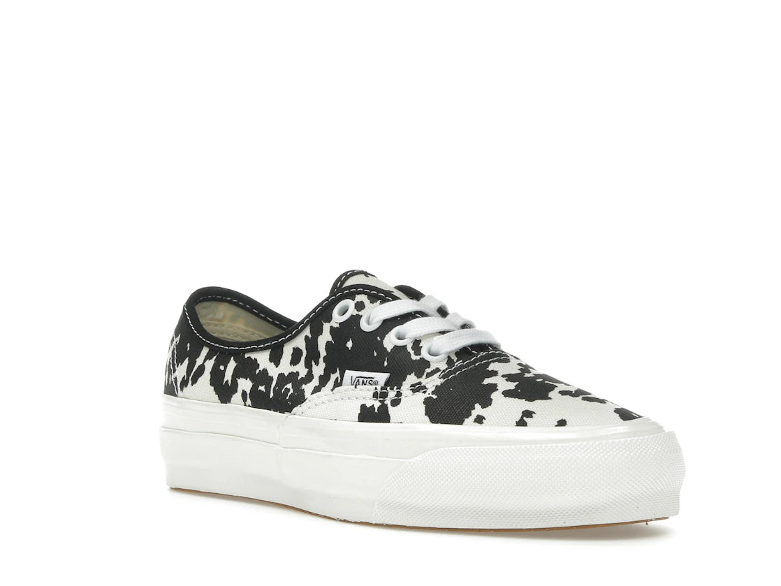 Vans Premium Authentic Cow Black White - vue secondaire A