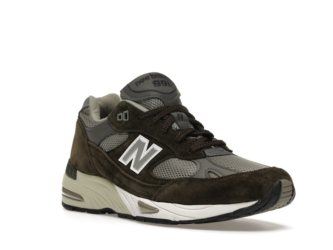 New Balance 991 Olive Green - vue secondaire A