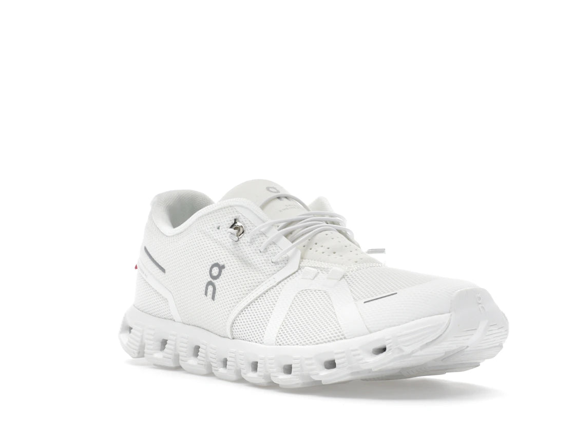 On Running Cloud 5 All White (Women's) - vue secondaire A
