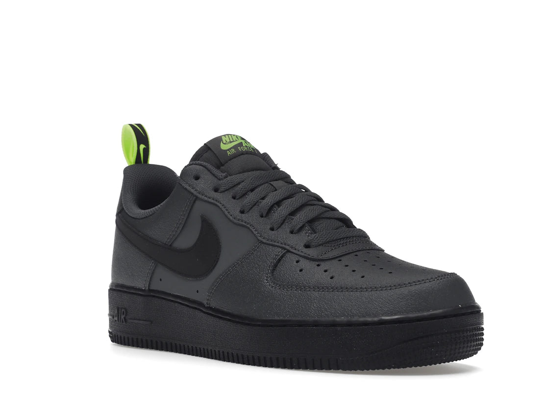 Nike Air Force 1 Low '07 Iron Grey Volt Black - vue secondaire A