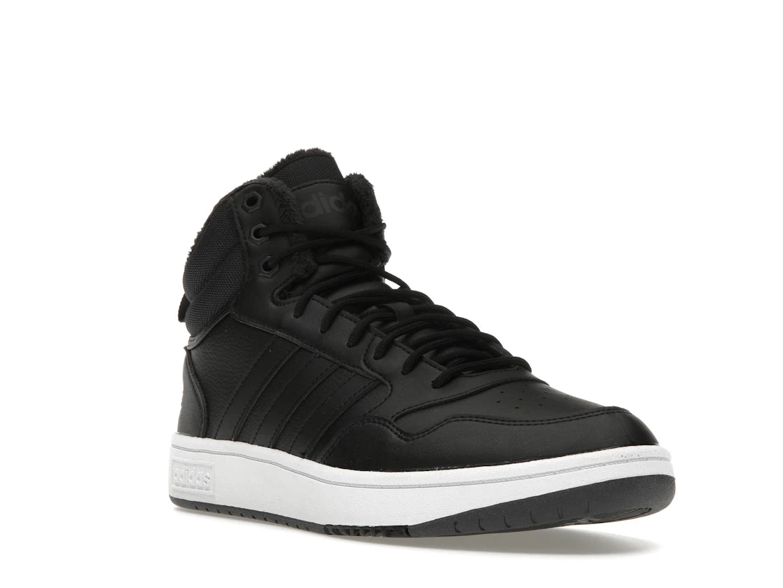 adidas Hoops 3.0 Mid Classic Fur Lining Winterized Core Black Cloud White - vue secondaire A