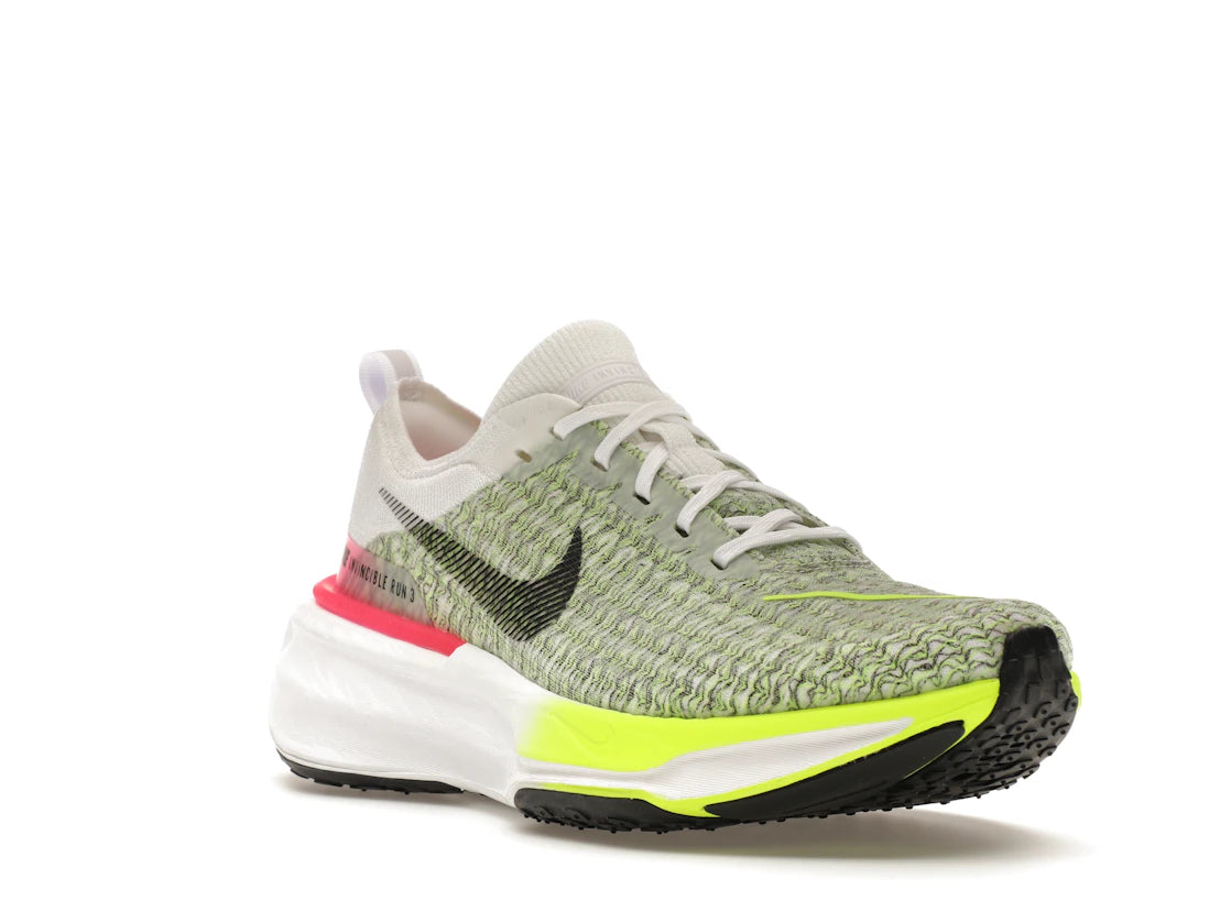 Nike ZoomX Invincible Run 3 White Volt Hyper Pink - vue secondaire A