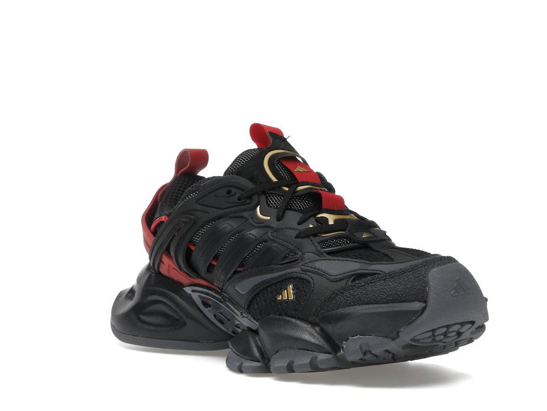 adidas XLG Runner Deluxe Black Gold Metallic Red - vue secondaire A