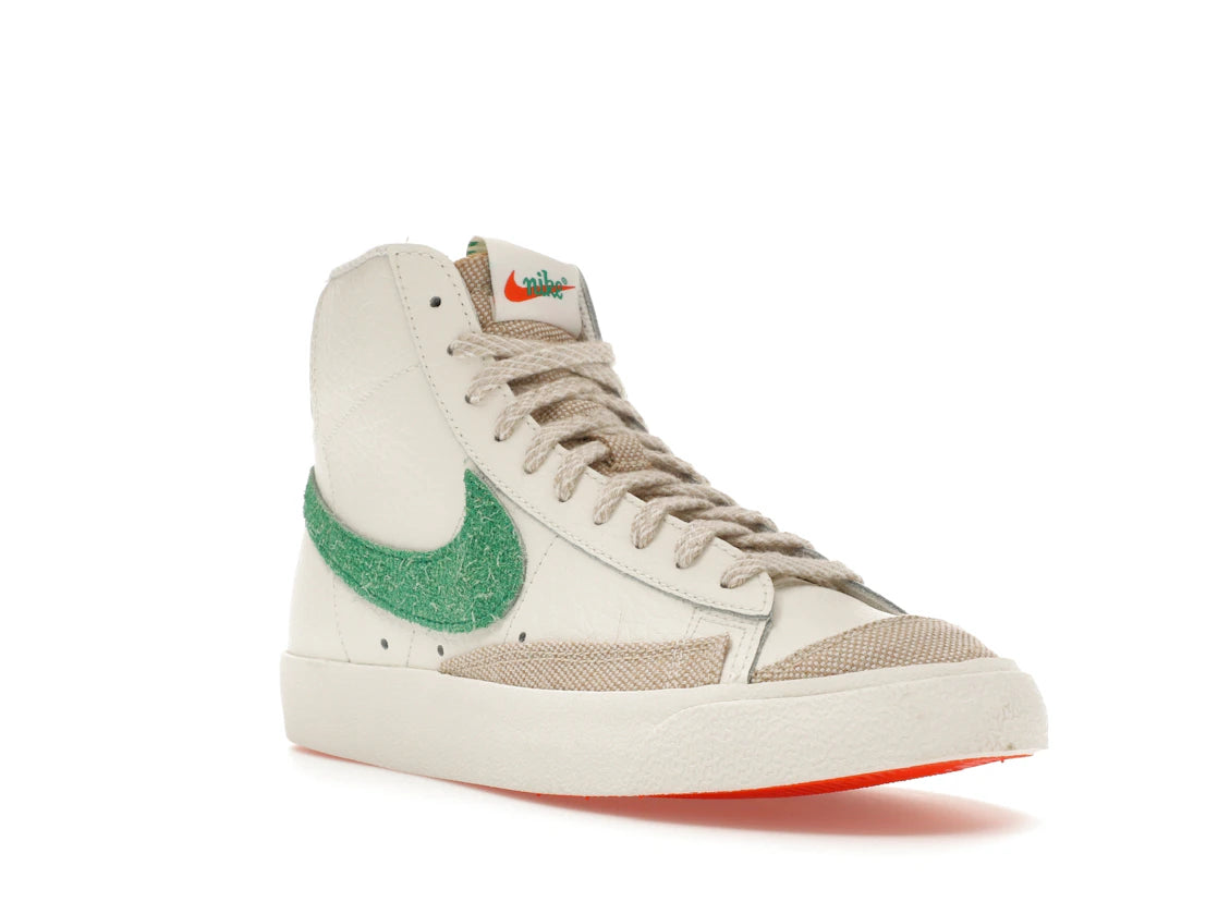 Nike Blazer Mid 77 Vintage Sail Stadium Green - vue secondaire A