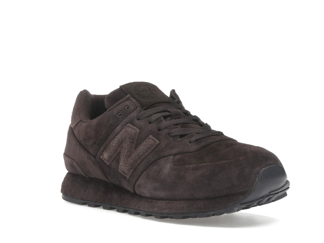 New Balance 574 Legacy Stone Island Ghost Dunkelbraun - vue secondaire A