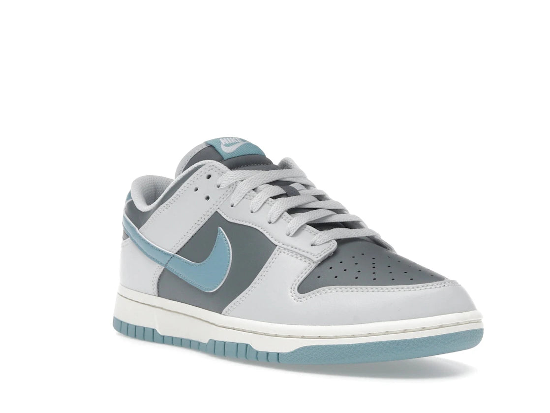 Nike Dunk Low Retro Photon Dust Denim Turquoise - vue secondaire A