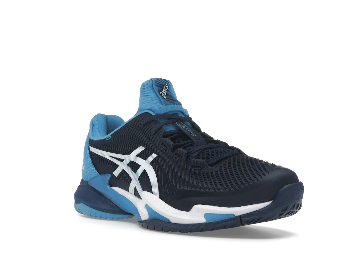 ASICS Court FF 3 Novak Blue Expanse White - vue secondaire A