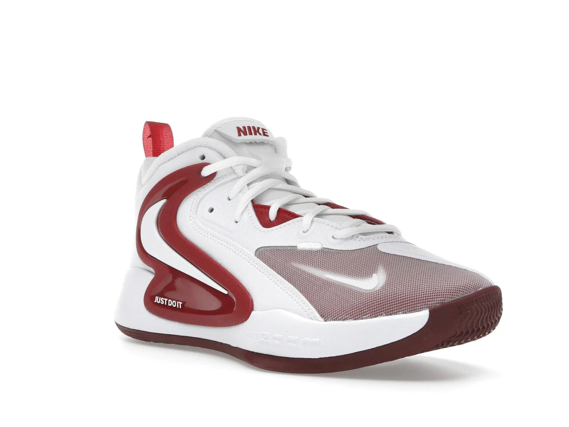 Nike HyperSet 2 White Team Crimson - vue secondaire A