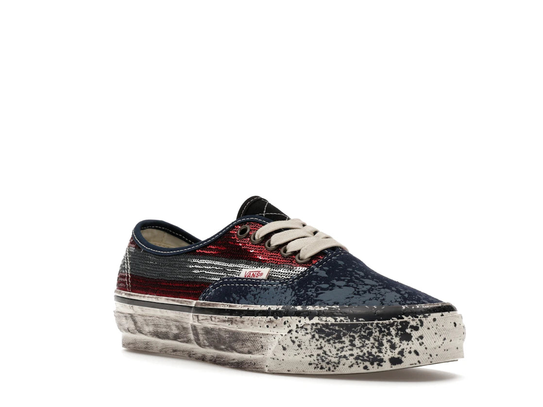 Vans Premium Authentic La Habana Red Navy - vue secondaire A