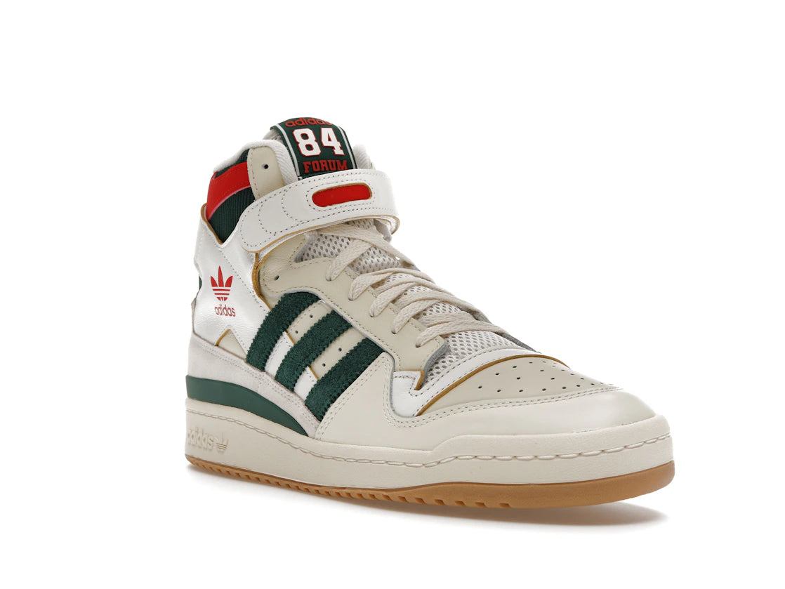 adidas Forum 84 High Collegiate Green Red - vue secondaire A
