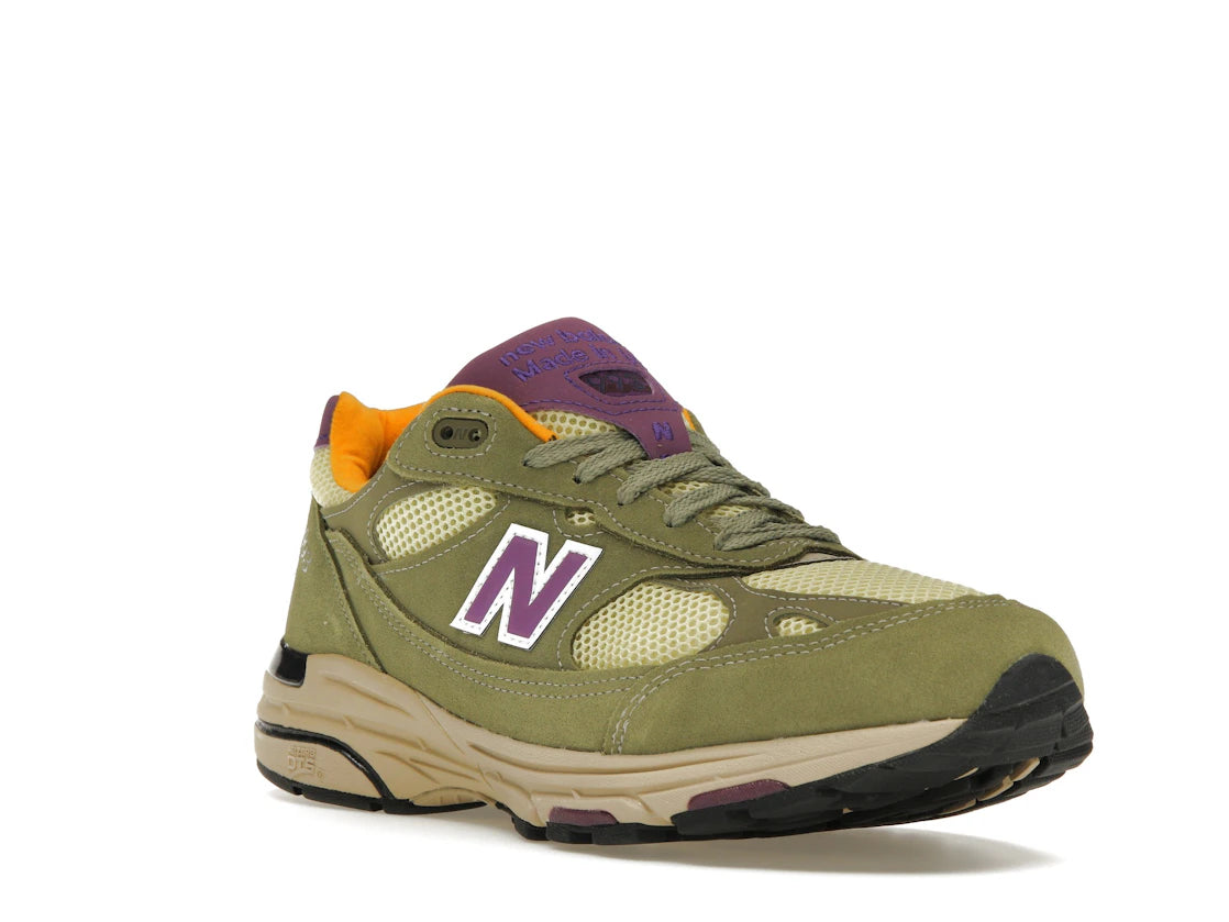 New Balance 993 MiUSA Teddy Santis Olive Leaf Maize - vue secondaire A