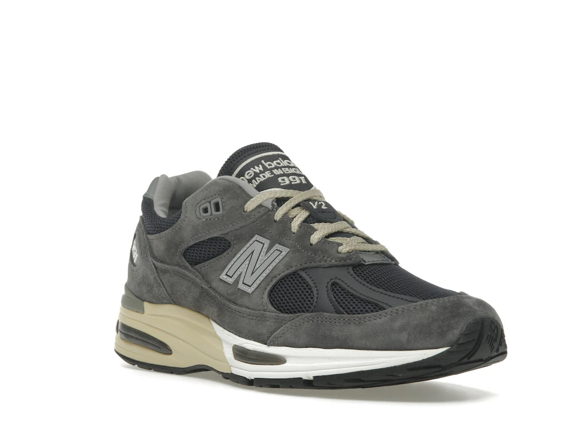 New Balance 991v2 MiUK Dark Gull Grey - vue secondaire A