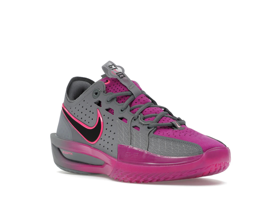Nike Air Zoom GT Cut 3 Smoke Grey Hot Fuchsia - vue secondaire A