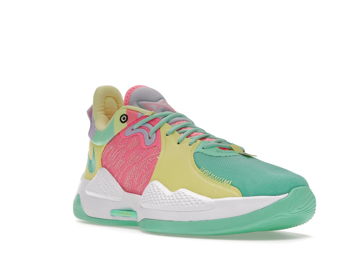 Nike PG 5 Daughters Green Glow - vue secondaire A