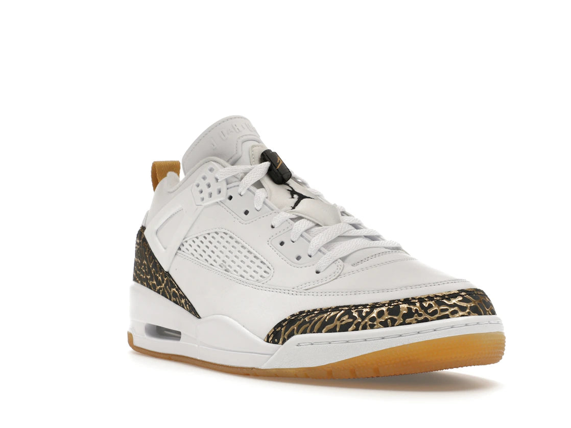 Jordan Spizike Low White Metallic Gold - vue secondaire A