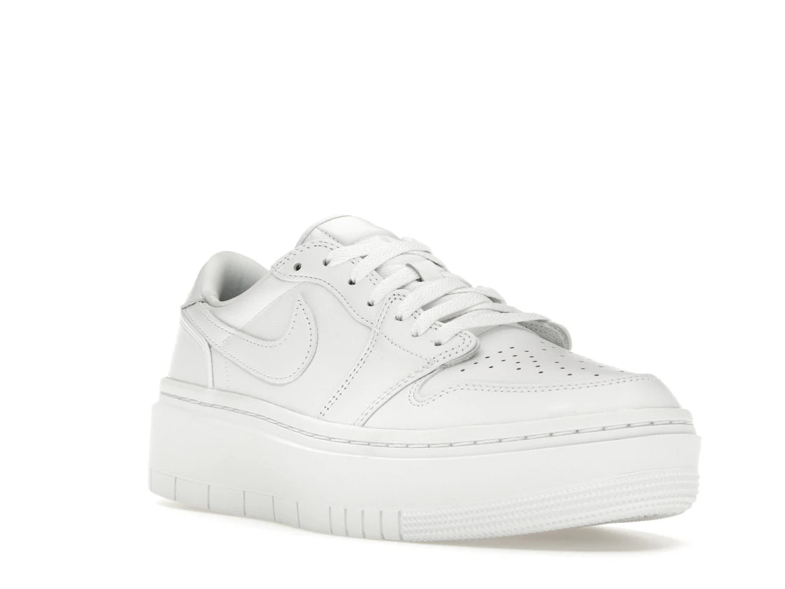 Jordan 1 Elevate Low Triple White (Women's) - vue secondaire A