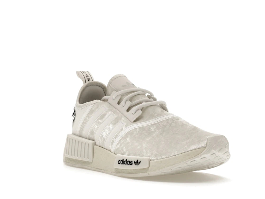 adidas NMD R1 Velour White Silver (Women's) - vue secondaire A