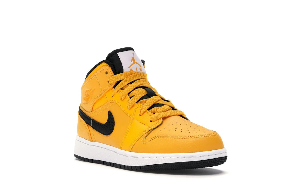 Jordan 1 Mid University Gold Black (GS) - vue secondaire A