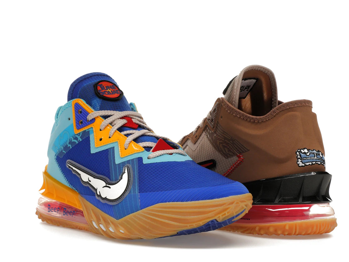 Nike LeBron 18 Low Xbox Controller Set Wile E. vs Roadrunner Space Jam - vue secondaire A
