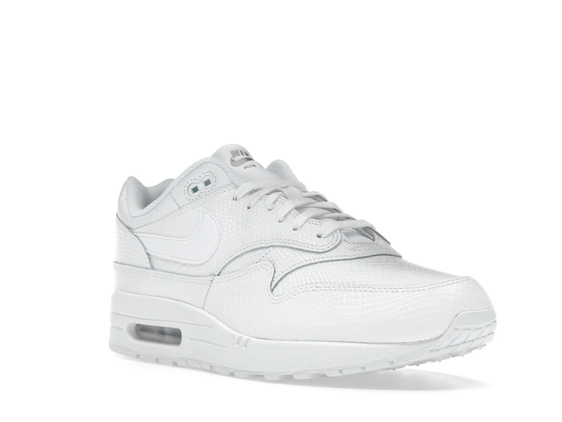 Nike Air Max 1 Premium White Snakeskin - vue secondaire A