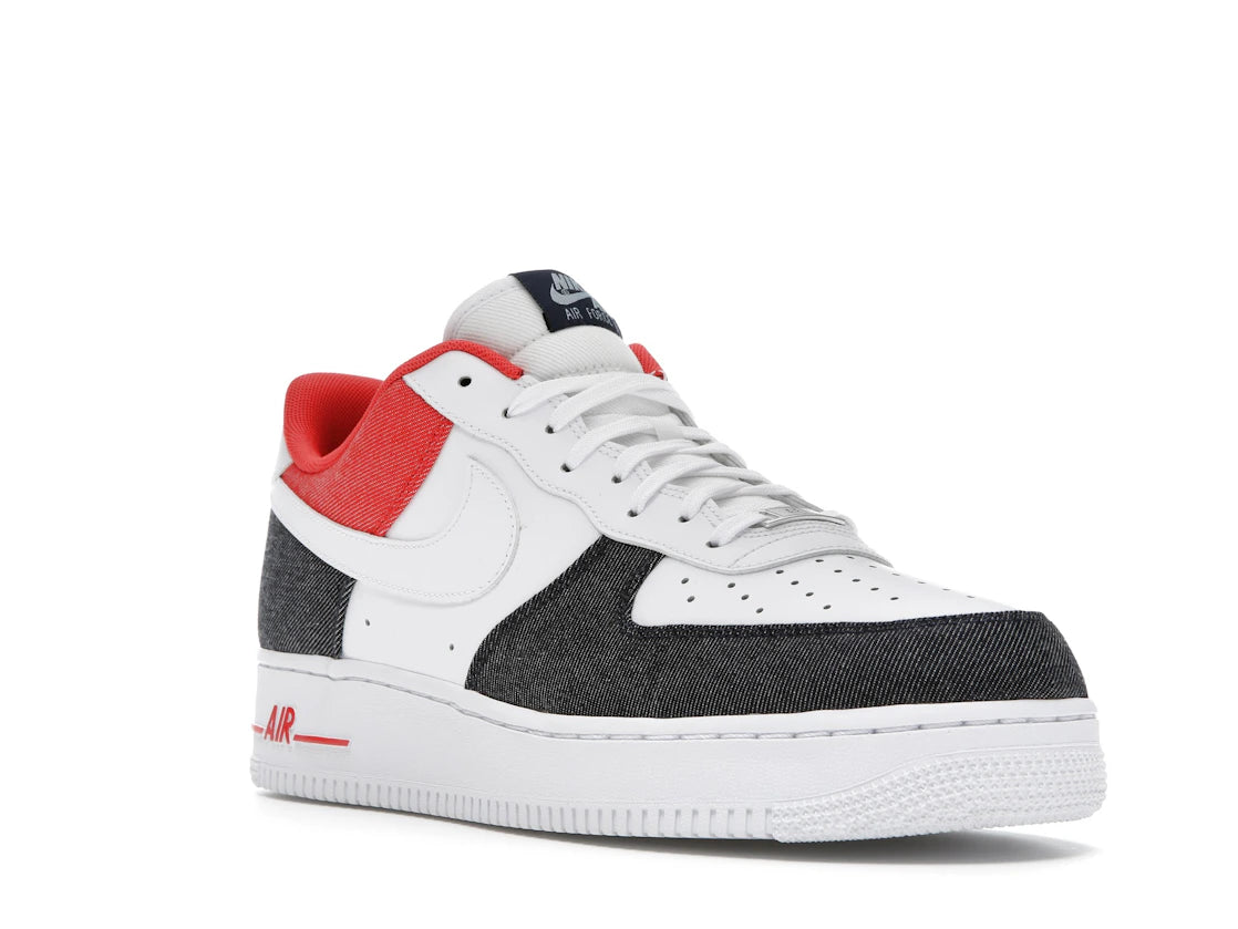 Nike Air Force 1 Low USA Denim - vue secondaire A