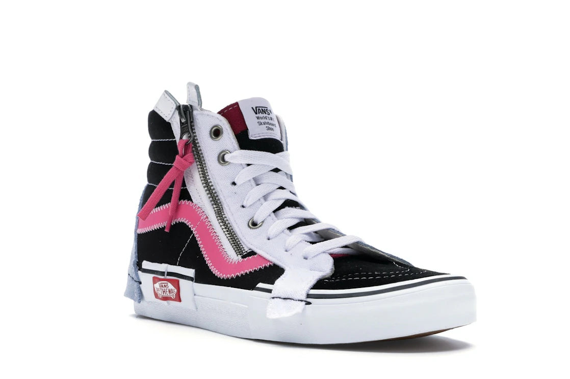 Vans Sk8-Hi Cap Black Azalea Pink - vue secondaire A