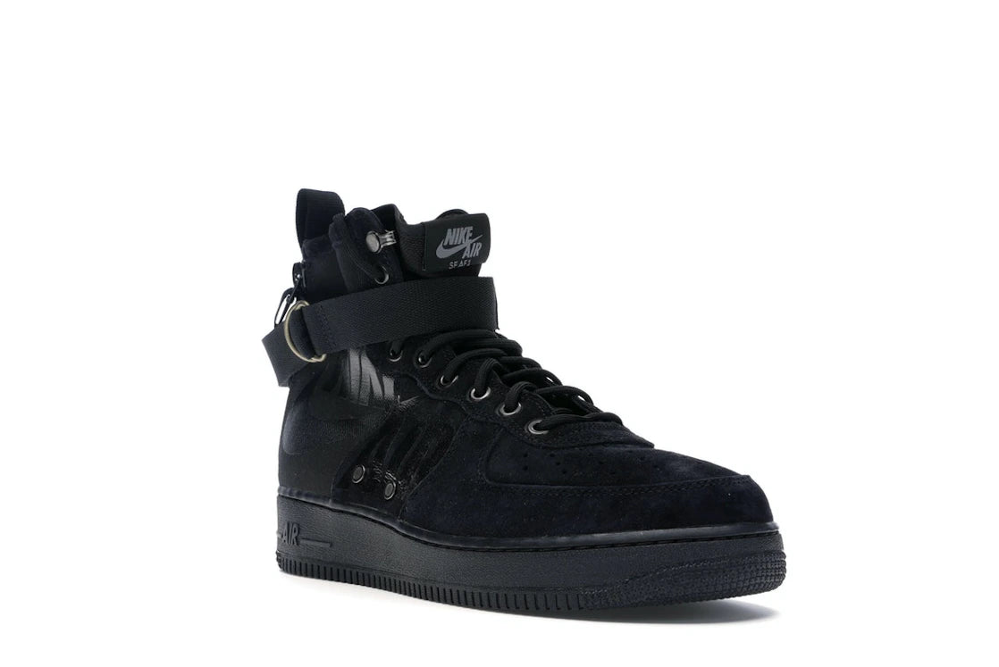 Nike SF Air Force 1 Mid Black Cool Grey - vue secondaire A