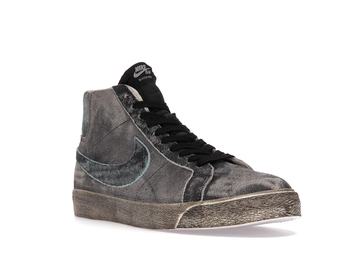 Nike Blazer Mid Faded Black - vue secondaire A