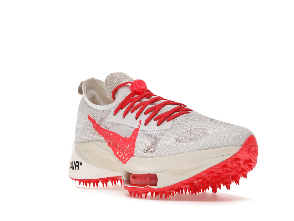Nike Air Zoom Tempo Next% Flyknit Off White White Solar Red - vue secondaire A