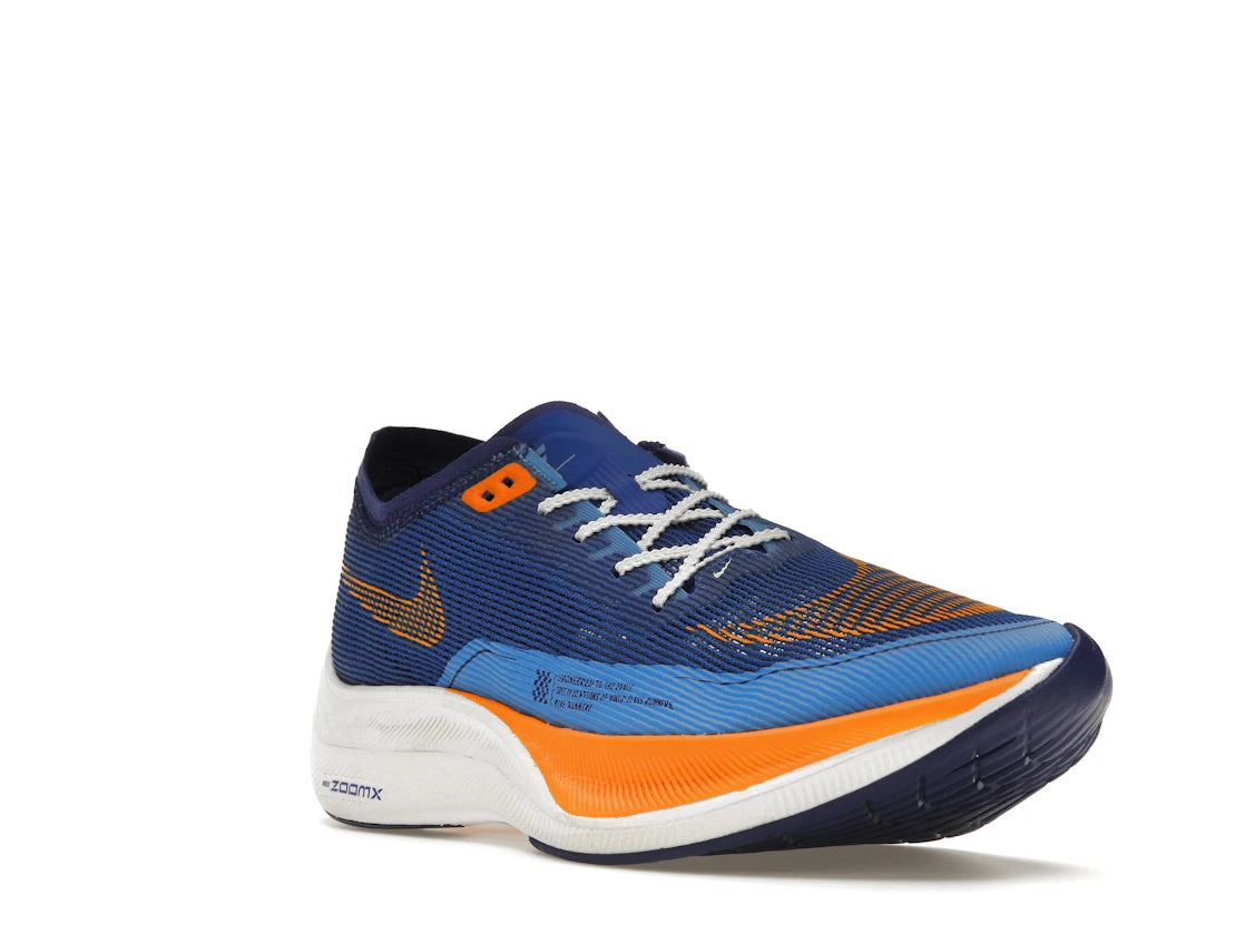 Nike ZoomX Vaporfly Next% 2 Game Royal Vivid Orange - vue secondaire A