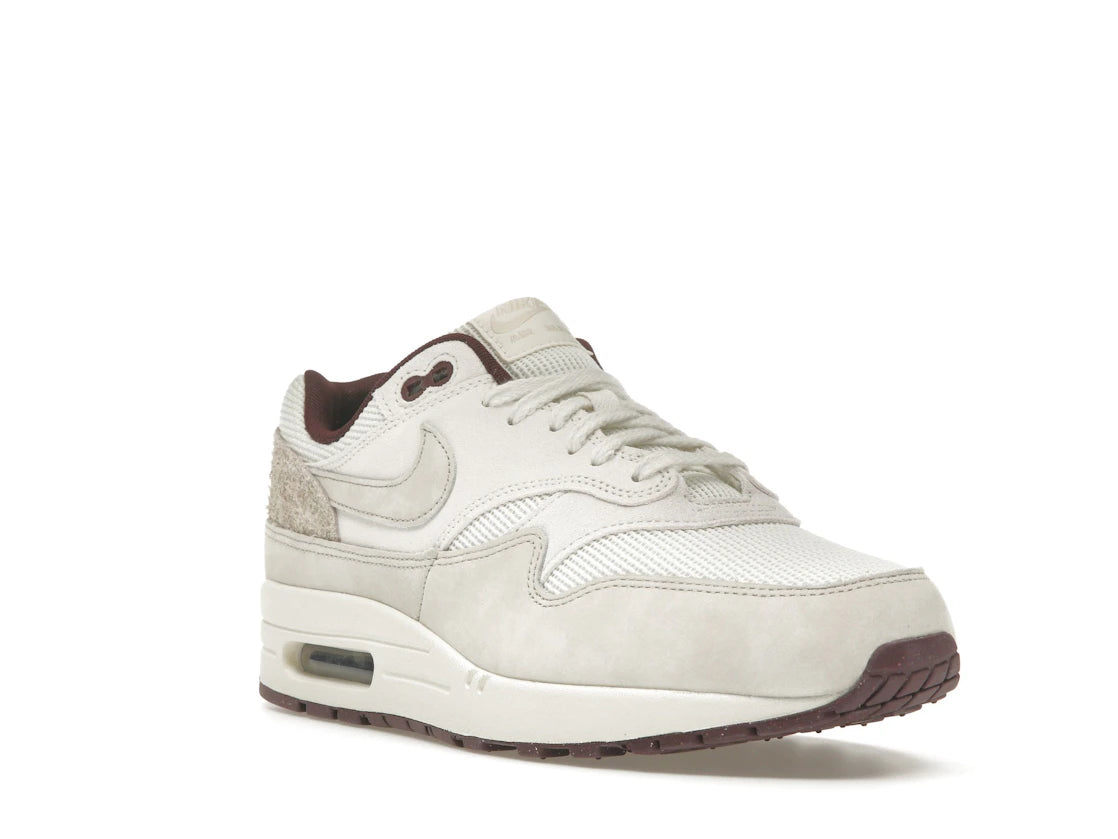 Nike Air Max 1 Sail Burgundy Crush - vue secondaire A