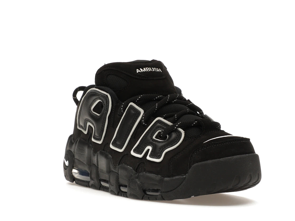 Nike Air More Uptempo Low AMBUSH Black - vue secondaire A