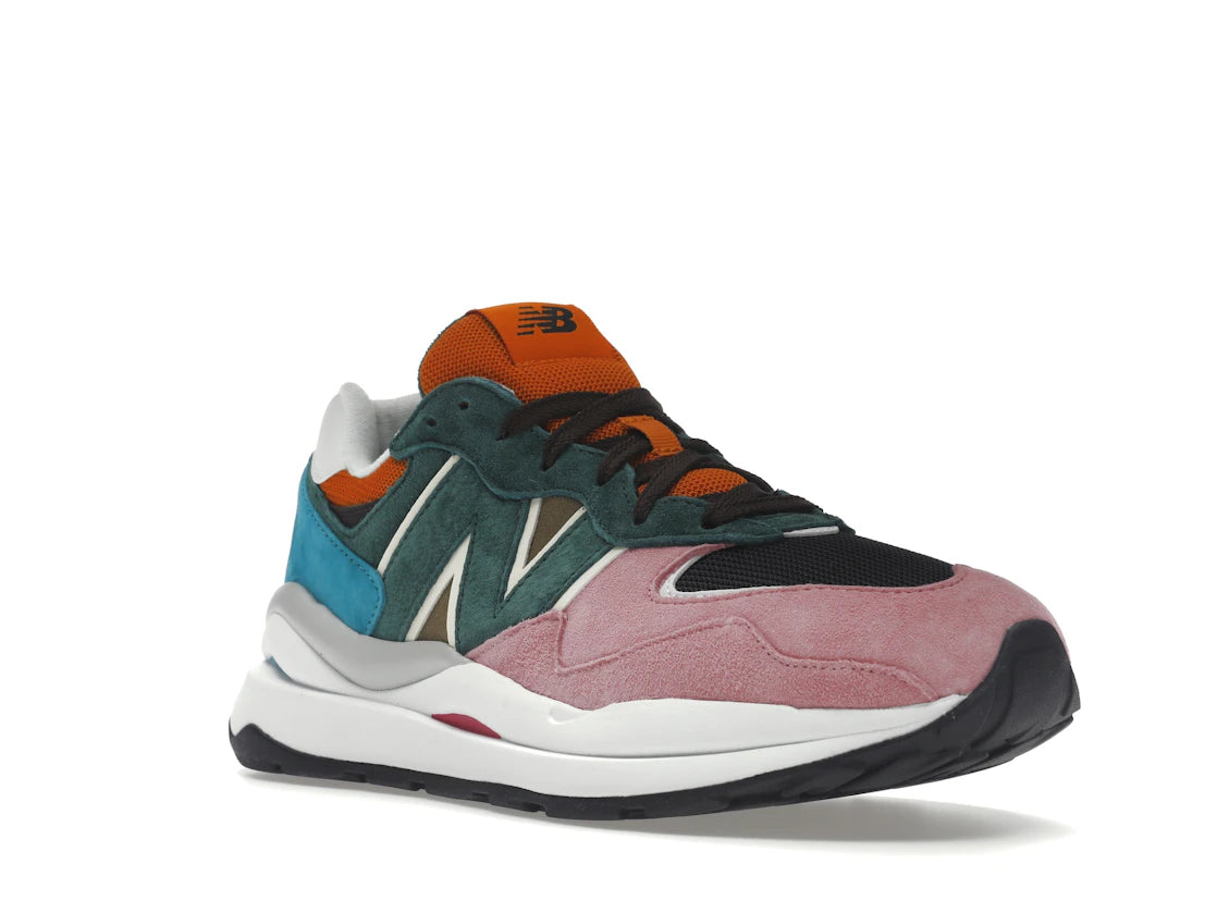 New Balance 57/40 Pink Lemonade Green Black Orange - vue secondaire A