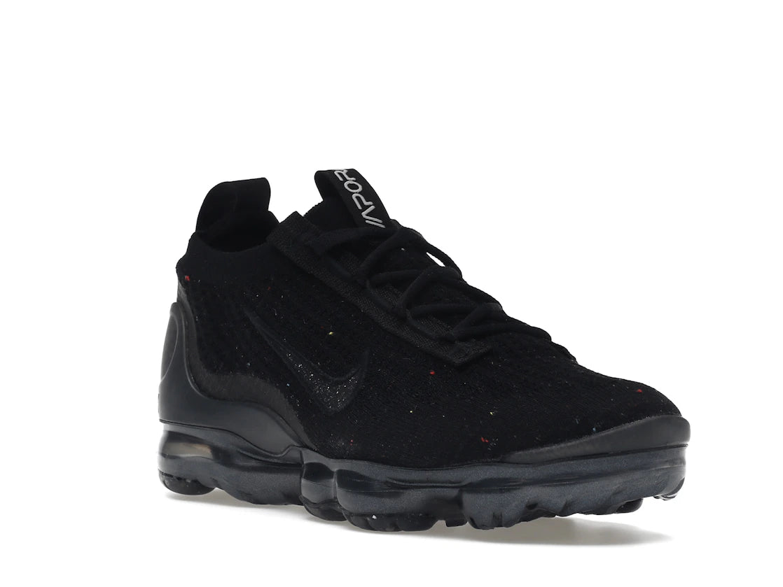 Nike Air VaporMax 2021 FK Triple Black (Women's) - vue secondaire A